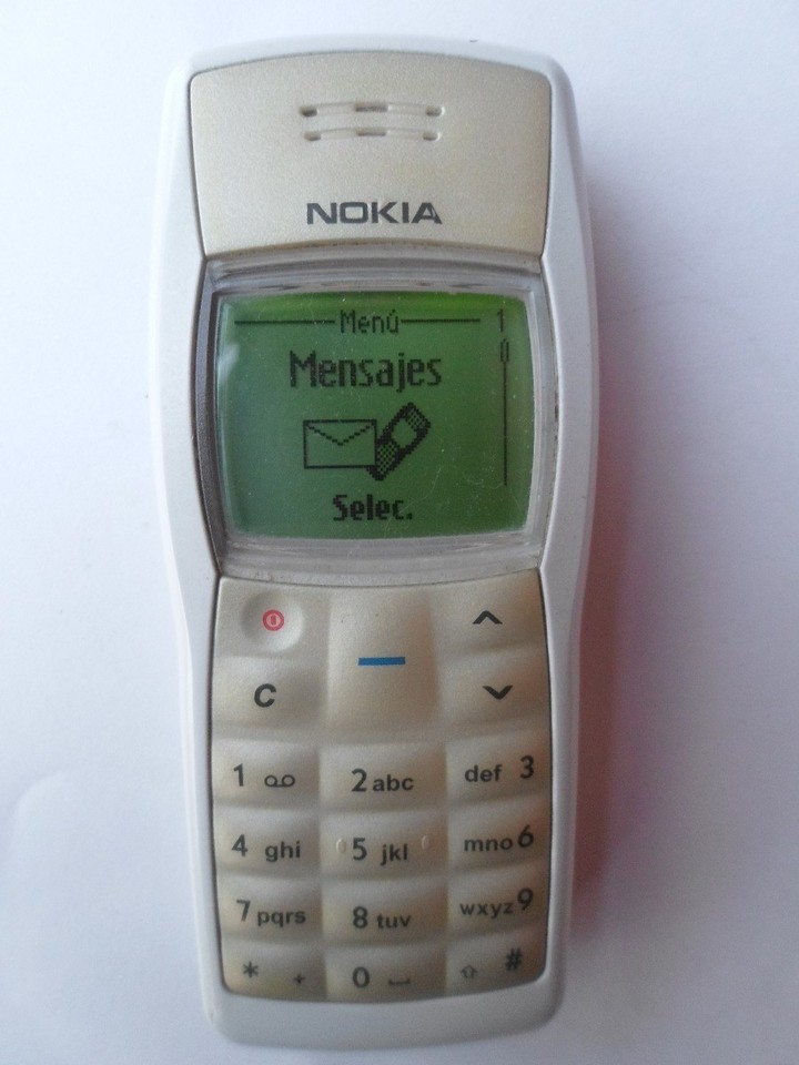 Nokia 1100: El celular de la compañía finlandesa comenzó a fabricarse en 2002 y finalizó su producción en 2007.  