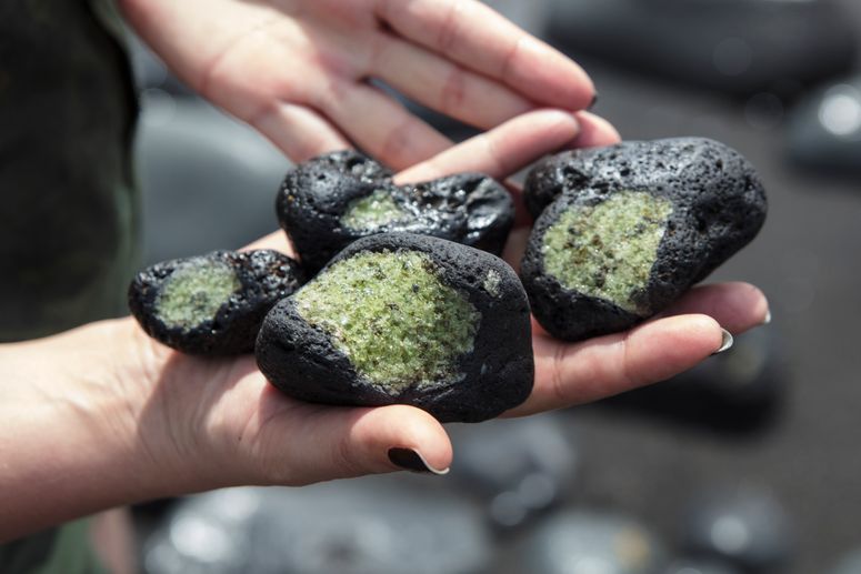 piedras para capturar dióxido de carbono